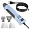 LET’S Resin Heat Gun for Resin,350W Fast Heating Dual Temp Heat Gun (482°F~752°F) with 3 Nozzles and 2 Silicone Covers,4.9Ft Long Cable Heat Gun for Crafting,Shrink Tubing,Vinyl Wrap,Epoxy Resin